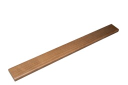Dverový prah buk hrúbka 20mm lakovaný PU lakom orech 15